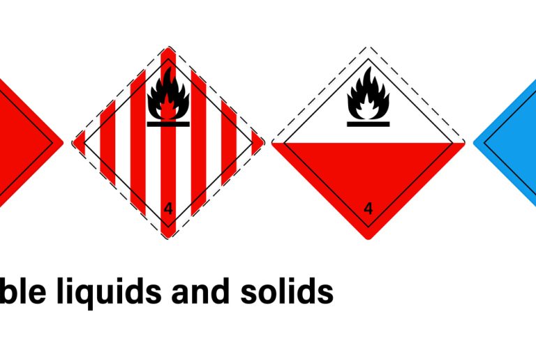 Flammable liquids and solids warning sign vector. Globally Harmonized System of Classification and Labelling of Chemicals. Warning symbol GHS icon.